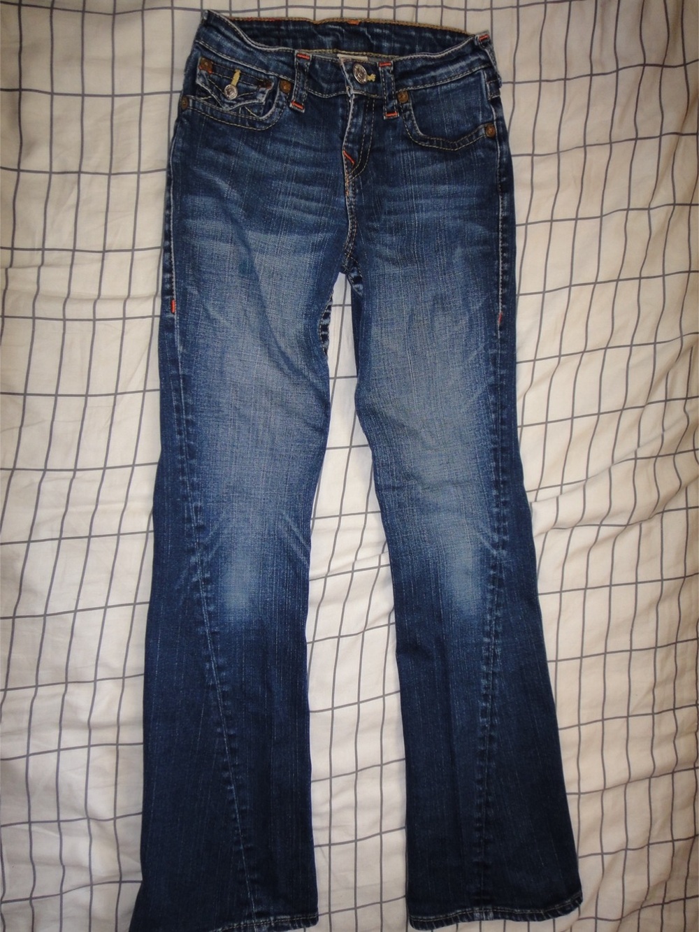 True Religion Joey Flare Jeans Bootcut Blue